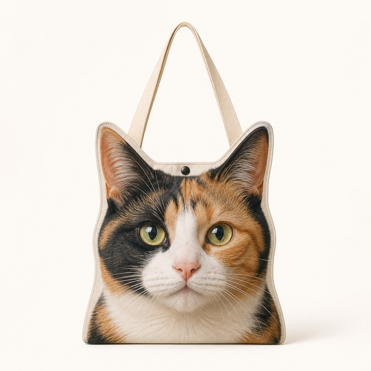 Custom Pet Shaped Tote Bag – Personalized Pet Photo Shopping Bag