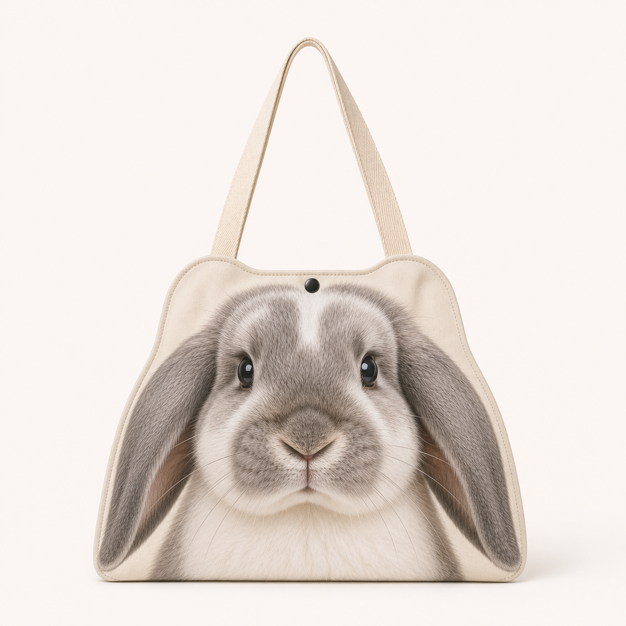 Custom Pet Shaped Tote Bag – Personalized Pet Photo Shopping Bag